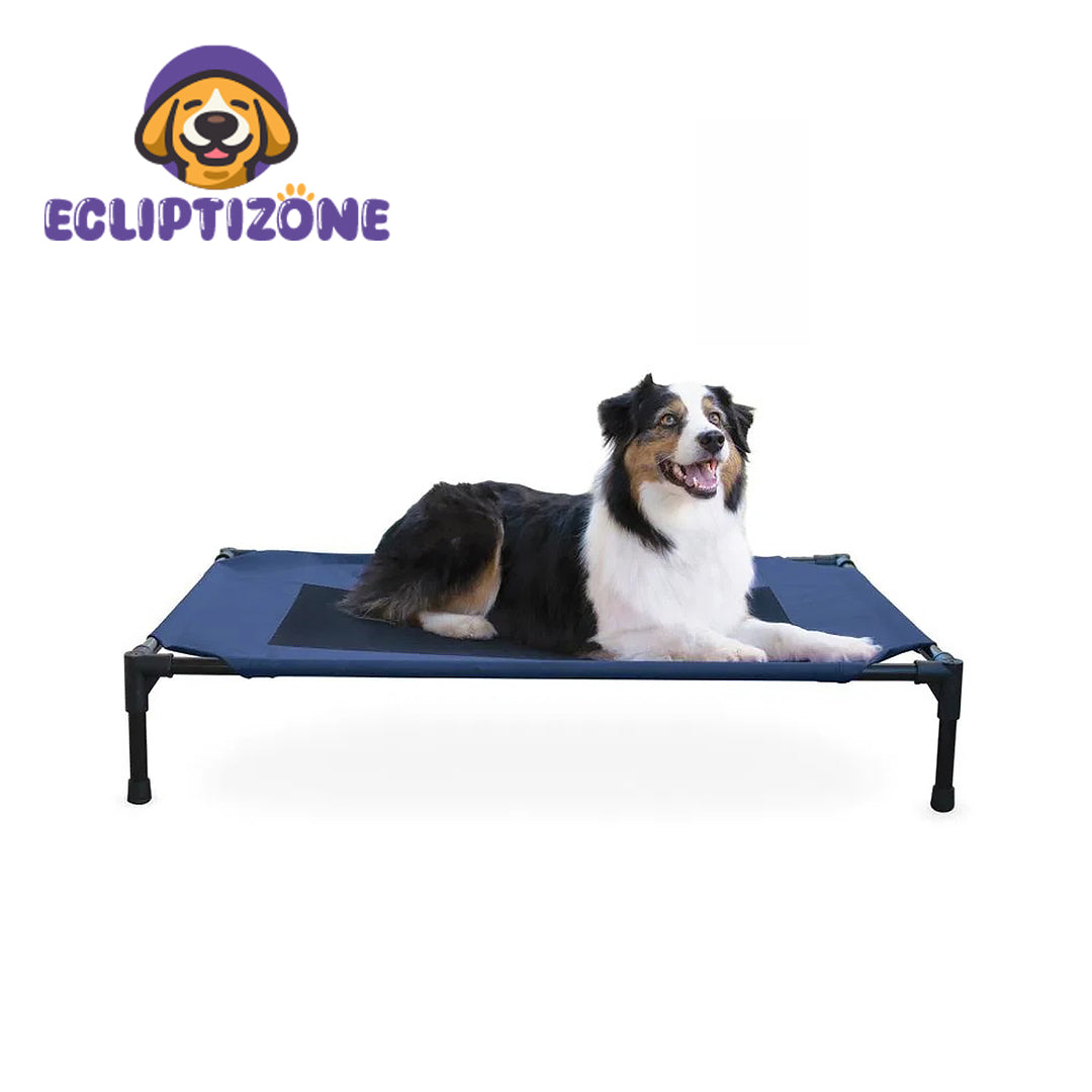 Dog Bed, Large, Navy Blue